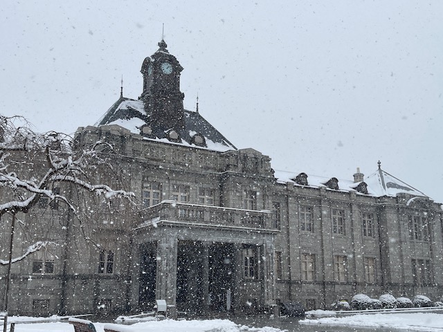 文翔館_大寒波の中